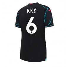 Manchester City Nathan Ake #6 Tredjedrakt Kvinner 2023-24 Kortermet